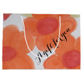 Grand sac à fleurs orange (Dos)