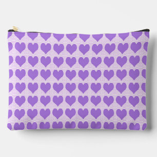 Grand Sac Accessoire Cœurs Violets