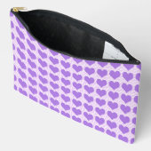 Grand Sac Accessoire Cœurs Violets (Ouvrir)