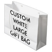 Grand sac brillant de cadeau personnalisé par (Devant Angle)