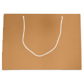 Grand sac bronzé métallique de cadeau (Devant)