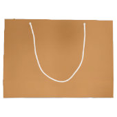 Grand sac bronzé métallique de cadeau (Dos)