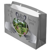 Grand Sac Cadeau 10e, 11e, 20e, 25, Anniversaire de la photo    Cla (Dos Angle)