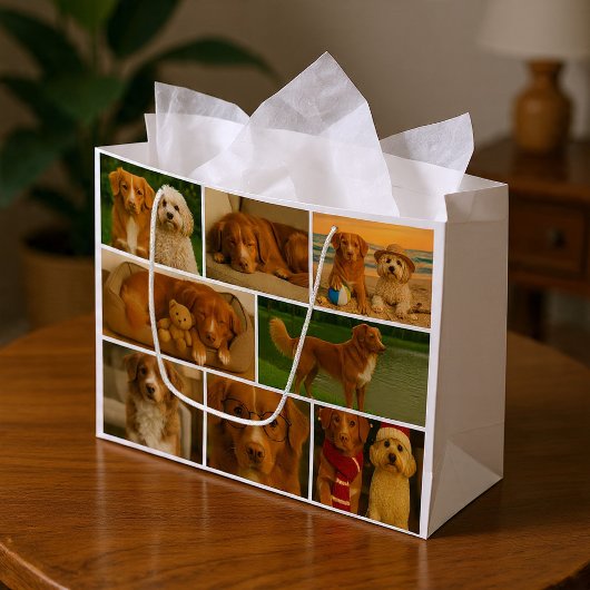 Grand Sac Cadeau 17 Photo Collage Template Make Your Own Fun