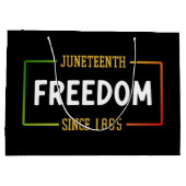 Grand Sac Cadeau 1865, 1865, fête de la liberté noire (Dos)