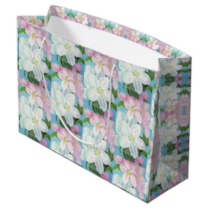 Grand Sac Cadeau 1930 Vintage Apple Blossoms Georgia O'Keefe
