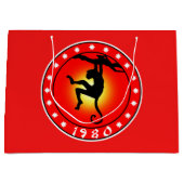 Grand Sac Cadeau 1980 Année du singe (Devant)