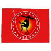 Grand Sac Cadeau 1980 Année du singe (Dos)