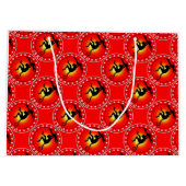 Grand Sac Cadeau 1980 Année du singe (Dos)