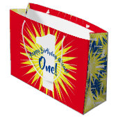 Grand Sac Cadeau 1er anniversaire inoubliable (Dos Angle)