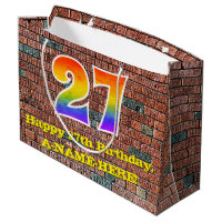 27e anniversaire : Amusant, Arc-en-ciel inspiré pa