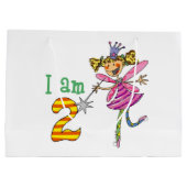 Grand Sac Cadeau 2ème partie customisée de fée de princesse de (Dos)