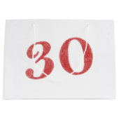 Grand Sac Cadeau 30 ans (Devant)