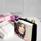 Grand Sac Cadeau 30th birthday photo hello 30 black