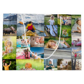 Grand Sac Cadeau 40 Collage photo horizontal (Dos)