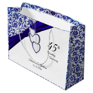 Grand Sac Cadeau 45e anniversaire du Mariage Sapphire