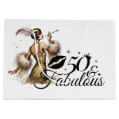 Grand Sac Cadeau 50 Et Fabuleux (Dos)