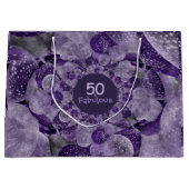 Grand Sac Cadeau 50 Et Fabuleux Balloons Kaleidoscope Violet (Devant)
