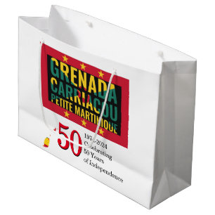 Grand Sac Cadeau 50e anniversaire de l'indépendance du GRENADIAN 20