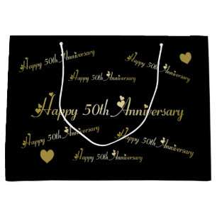 Grand Sac Cadeau 50e Anniversary