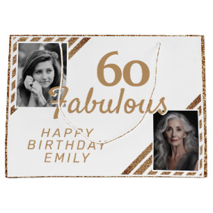Grand Sac Cadeau 60 et Fabulous Gold Parties scintillant 2 Photo 60