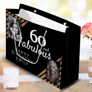 Grand Sac Cadeau 60 et Fabulous Gold Parties scintillant 2 Photo 60