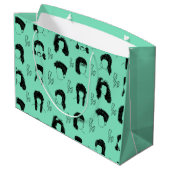 Grand Sac Cadeau 80s Coiffures (Dos Angle)