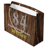 Grand Sac Cadeau 84e anniversaire : Pays inspiré par l'Ouest Look,  (Dos Angle)