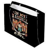 Grand Sac Cadeau À l'ère de ma mère de baseball (Dos Angle)
