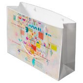 Grand Sac Cadeau Accent Doux, Wassily Kandinsky (Dos Angle)