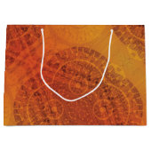 Grand Sac Cadeau Acceptation | Médaillons de saumons rouges orange  (Devant)