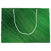 Grand Sac Cadeau Acceptation | Motif de Boho écologique (Dos)