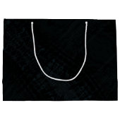 Grand Sac Cadeau Acceptation | Texture foncée Shibori (Dos)