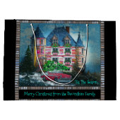 Grand Sac Cadeau Accueil des Fêtes Noël (Dos)