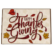 Grand Sac Cadeau Action de grâce (Devant)