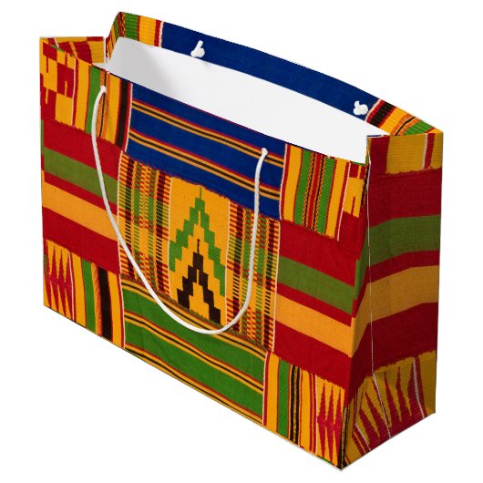 Grand Sac Cadeau Adinkra africaine (Dos Angle)