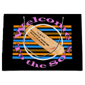 Grand Sac Cadeau Admettre un ticket - dans les années 80 (Devant)