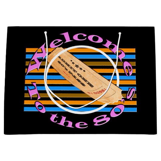 Grand Sac Cadeau Admettre un ticket - dans les années 80 (Devant)