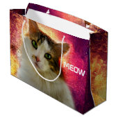 Grand Sac Cadeau Adorable Cute Calico Chat (Dos Angle)