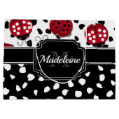 Grand Sac Cadeau adorable Ladybugs (Dos)