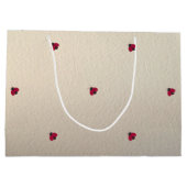 Grand Sac Cadeau Adorable Mignonne, Poumons, Lumineux (Dos)