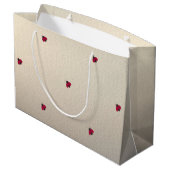 Grand Sac Cadeau Adorable Mignonne, Poumons, Lumineux (Dos Angle)