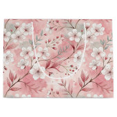 Grand Sac Cadeau Aesthetic cherry blossoms (Devant)