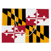 Grand Sac Cadeau Affichage des couleurs du drapeau de l'État du Mar (Dos)