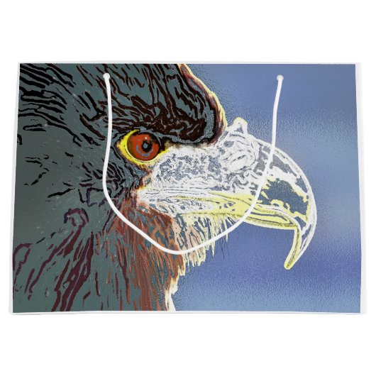 GRAND SAC CADEAU AIGLE (Devant)