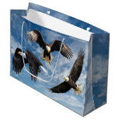 Grand Sac Cadeau Aigle à tête blanche (Devant Angle)