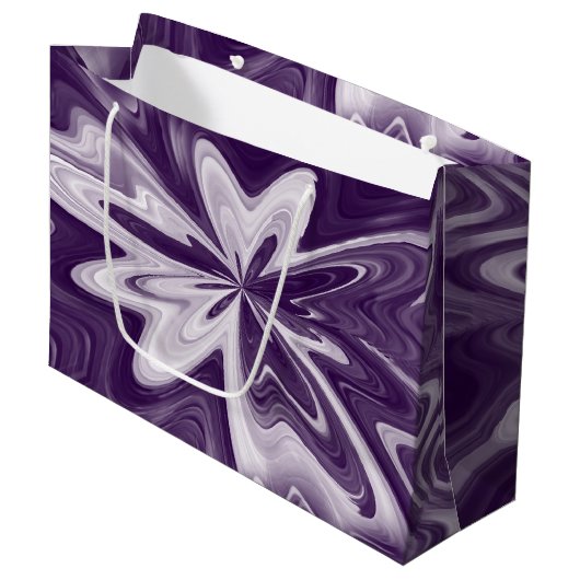 Grand Sac Cadeau ailes de papillon (Devant Angle)