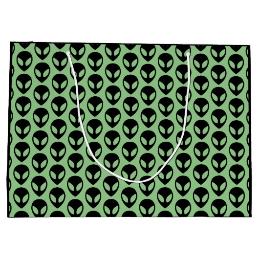 Grand Sac Cadeau Alien spatial (Dos)