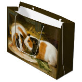 Grand Sac Cadeau Alimentation de cochons de Guinée animale (par Jam (Devant Angle)