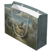 Grand Sac Cadeau Allée lapin (Dos Angle)